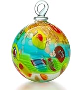 6" Garden Hanging Friendship Balls Gazing Balls Window Outdoor Witch Ball Hand-Blown Glass Ornament