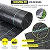 Driveway Fabric, 6x300 ft Road Fabric Commercial Weed Barrier Fabric, Landscape Fabric Heavy Duty 3.5OZ French Drain Fabric for Erosion Control,Landscape Fabric,Weed Barrier,Construction Projects - Image 3
