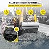 VEVOR Driveway Fabric, Heavy Duty 6x300ft 3oz Woven Landscape Fabric, Garden Weed Barrier Fabric, Weed Control Fabric, Geotextile Fabric for Landscaping, Ground Cover, Weed Block Gardening Mat, Black - Image 3