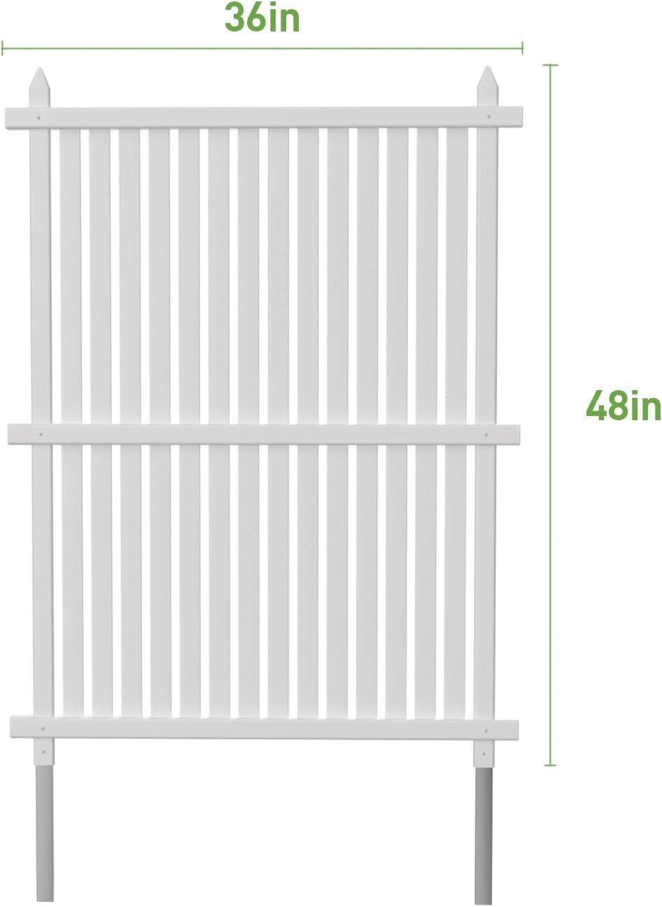 Caprihom Rejilla para valla de aire acondicionado de 50 pulgadas de ancho x 50 pulgadas de alto, carcasa de vinilo para valla de privacidad, panel de pantalla para equipo de piscina, kit de paneles y pantallas de privacidad para exteriores (paquete de 2) - Image 34