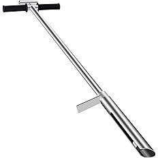 LAKAGO HOMIER 40"(1 Meter) Soil Sampler Probe 304 Stainless Steel with Ejector and Foot Pedal