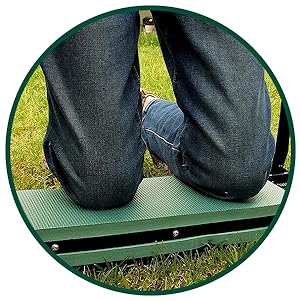 Garden Kneeler and Seat, Foldable Garden Stool Heavy Duty Gardening Bench