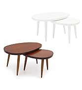 Miniature Furniture 2 PCS Dollhouse Wooden Triangle Table Set 1:12 Mini House Model Accessories M...