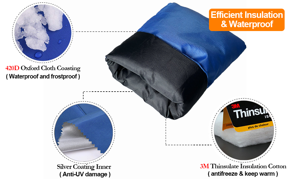 hose bibs spigot cover in winter