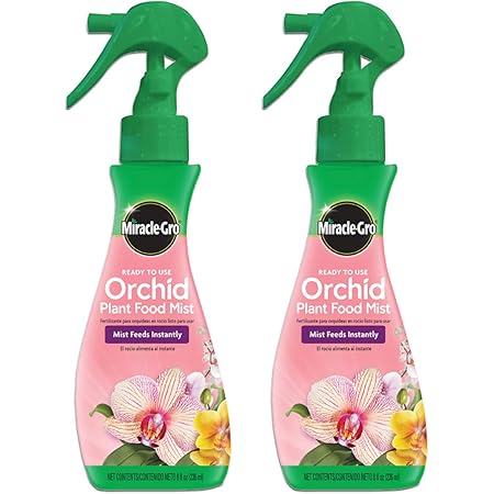 Miracle-Gro Ready-To-Use Orchid Plant Food Mist, 8 oz., Orchid Food Feeds Plants Instantly, 2 Pack