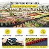 Happybuy 6.5FTx300FT Premium Weed Barrier Landscape Fabric Heavy Duty, 3.2OZ Woven Geotextile Fabric, High Permeability Good for Weed Blocker Gardening Mat, Driveway Fabric, Garden Weed Control Cloth - Image 3