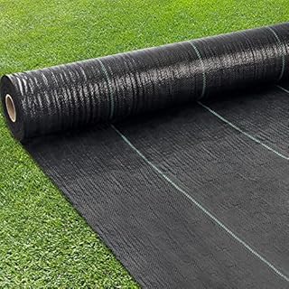 TOPHOUSE 4ft x 100ft Weed Barrier Landscape Fabric Heavy Duty Weed Barrier Fabric for Garden Durable Weed Blocking Control Mat for Outdoor Flower Bed (3.2oz)