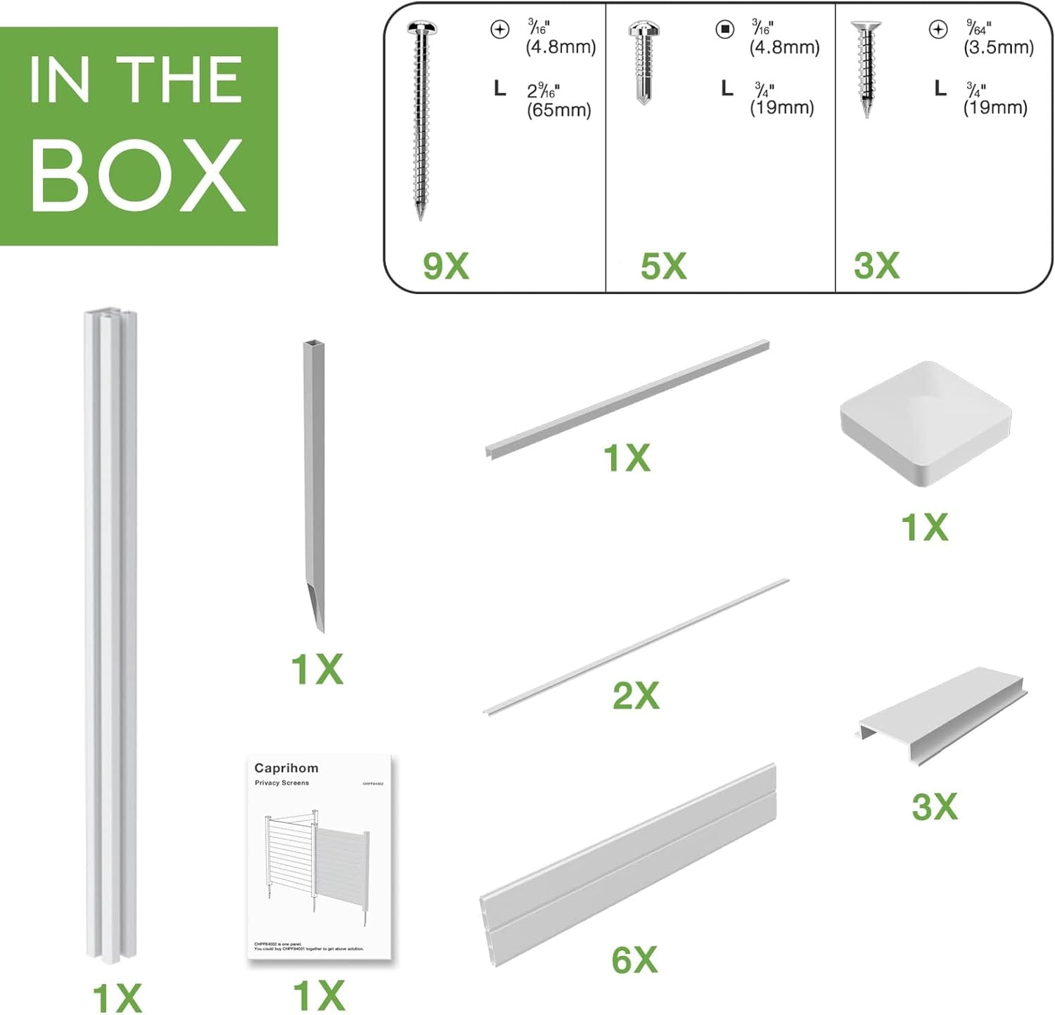Caprihom Rejilla para valla de aire acondicionado de 50 pulgadas de ancho x 50 pulgadas de alto, carcasa de vinilo para valla de privacidad, panel de pantalla para equipo de piscina, kit de paneles y pantallas de privacidad para exteriores (paquete de 2) - Image 33