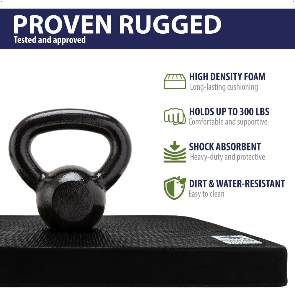 Rugged Rhino Heavy Duty Foam Kneeling Pad, Thick Knee Mat Resists Water, Shock Absorbent Pads, Comfortable Strong Rebound, Gardening, Exercise, Mechanic Tools, Bath Tub Essentials - Image 2