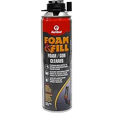 Red Devil 0921 Fill Foam Gun Cleaner, Clear