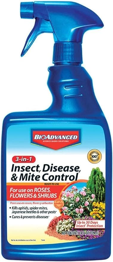 BioAdvanced 3-In-1 Insect, Disease and Mite Control, Ready-to-Use, 24 oz