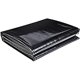 Pond Liner 7 x 10 Ft HDPE Pond Liners, 20 Mil UV Resistant Preformed Pond Liner Easy Cutting, Pond Liner for Natural Looking