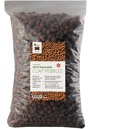 2 lbs xGarden LECA Expanded Clay Pebbles - Horticultural Grade for Soil Hydroponics Aquaponics