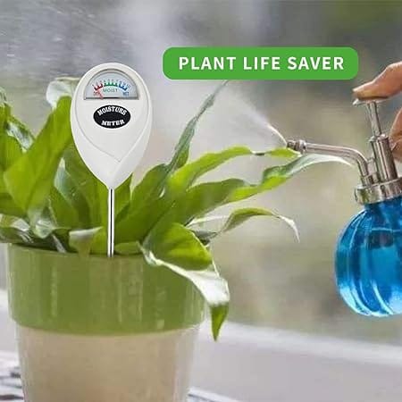 Censinda Soil Moisture Meter, Soil Moisture Monitor for House Plants, Soil Hygrometer Moisture Sensor for Indoor & Outdoor, Garden, Farm, Lawn Plant Care, No Battery Needed(White) - Image 3