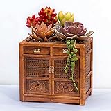 Hztyyier Cute Flower Planters DecorationsRadio Shaped Succulent Pots, Retro Succulent Planter Pots for Home Decor Indoor Outd
