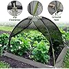 Pond Net Covers Dome for Outdoor Ponds Garden Winter Cover with Zipper & Stakes, Premium Nylon Material Fish Pond Leaf Netting Cover Dome Net - Image 2