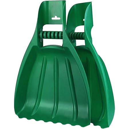 Eastrans Large Leaf Scoops and Hand Rake Claw, Ergonomic Hand Held Garden Rake Grabbers for Picking up Leaves,Grass Clippings and Lawn Debris