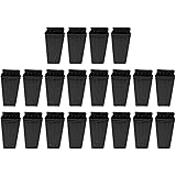 20pcs Deep Tree Pot, Plastic Plant Nursery Pots Tall Seedling Flower Plant Pot Succulent Planter Flower Pots Plants Bonsai Ho