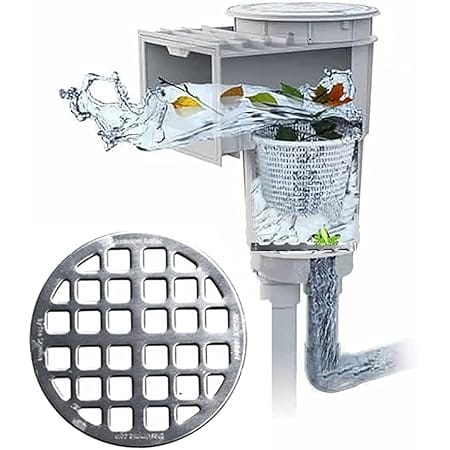 The Skimmie Basket Buddy Grate Keeps Debris from Pump Line - Sacrificial Aluminum Anode Grate Helps Prevent Pool Equipment Corrosion