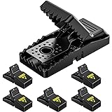 Mouse Traps,Small Mice Traps That Work, Humane Mouse Traps with Detachable Bait Cup, Mouse Catcher Quick Effective - 6 Pack