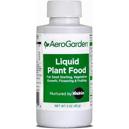 Miracle-Gro AeroGarden Liquid Plant Fertilizer for Use in AeroGarden Hydroponic Indoor Garden, 3 fl. oz.