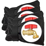 POROLIR Outdoor Faucet Covers for Winter Freeze Protection, Upgraded Thicken 8.5" H x 6.1" W Outside Garden Faucet Socks for
