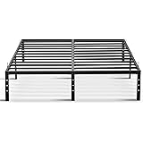 Z-hom Full Size Metal Bed Frame with Storage Space,14" High Heavy Duty Bed Frame Metal, Metal Platform Bed Frame with Mattres
