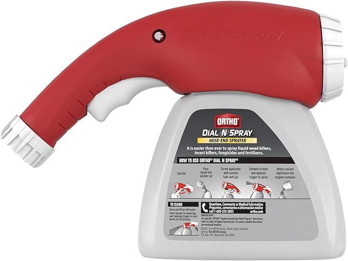 Ortho Dial N Spray Hose-End Sprayer for Liquid Weed and Insect Killer, Fungicide, Fertilizer with 14 Dilution Settings - Image 2