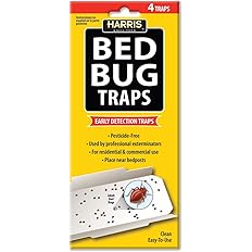 Harris Bed Bug Early Detection Glue Traps (4/Pack)