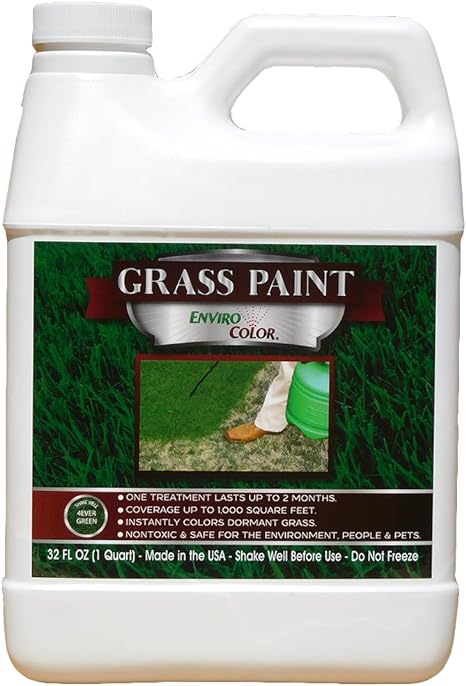 EnviroColor 4EG0032 851612002100 (1,000 Sq.Ft) 4Evergreen Grass & Turf Paint, Green