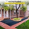 Happybuy 6.5FTx300FT Premium Weed Barrier Landscape Fabric Heavy Duty, 3.2OZ Woven Geotextile Fabric, High Permeability Good for Weed Blocker Gardening Mat, Driveway Fabric, Garden Weed Control Cloth - Image 2