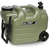 PalProt® Camping Water Storage Containers with Spigot Large Water Tank Portable with Faucet, Military Green Refillable BPA Fr
