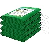 Homimp Frost Protection for Plants,4 Pack of Drawstring Plant Covers (31.5" x 47.3" Inch) Warm Plant Protection Cover Bags fo