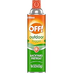 OFF! Outdoor Insect & Mosquito Repellent Fogger, Backyard Pretreat, Kills & Repels Insects in an up to 900 sq, ft, area, 16 o