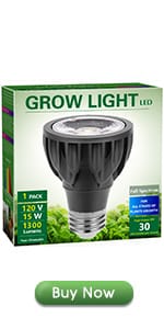 15W Grow Light Bulbs for Indoor Plants