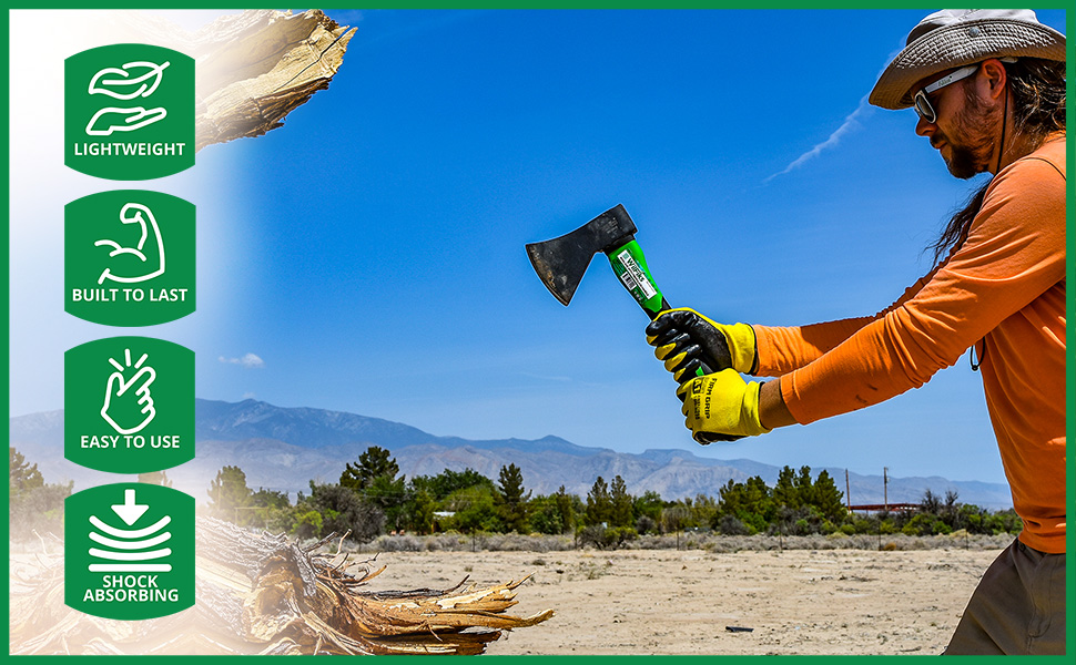 axe, camping axe, axe and sledge, splitting chopping axe, hatchet, camping hatchet