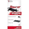 Tomcat Glue Traps Mouse Size with Eugenol for Enhanced Stickiness for Mice, Cockroaches, and Spiders, 6 Traps