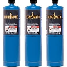 Bernzomatic Standard Propane Fuel Cylinder - Pack of 3