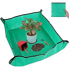 Plant Repotting Mat for Indoor Plants Potting Soil Mix, Waterproof Plant Repotting/Potting Tray, Potting Mat Gardening Tray A