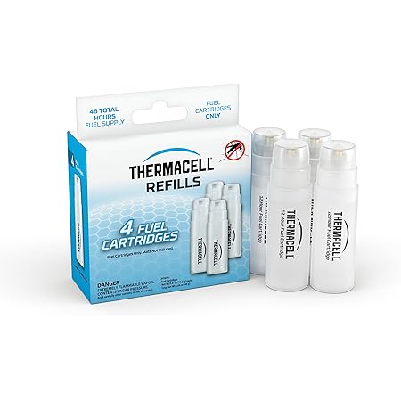 Thermacell Mosquito Repellent Fuel-Only Refills; Compatible with Any Fuel-Powered Thermacell Repeller; Highly Effective, Long Lasting, No Spray or Mess; 15 Foot Zone of Mosquito Protection