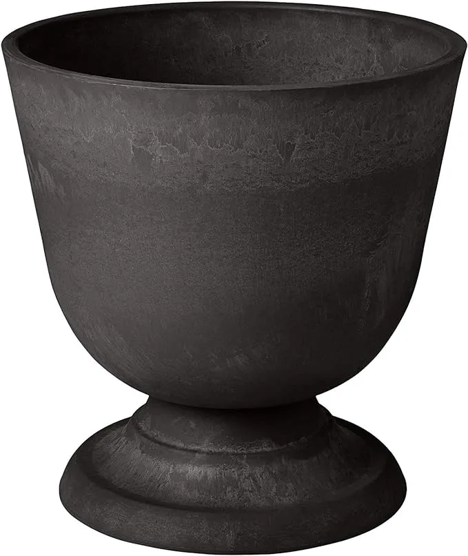 Arcadia Garden Products PSW BC38BK Classical Urn, Black, 15 by 15"-Inches - Image 3