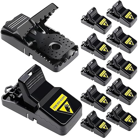 Dvcindy Mouse Traps Indoor for Home Small Mouse Trap for House Mice Snap Trap Effective Sanitary Quick Mouse Catcher - 12 Pack