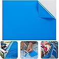Syhood Vinyl Pool Liner Patch Self Adhesive PVC Vinyl Repair Patch Plastic Pool Patch Repair Kit for Swimming Pools Inflatabl