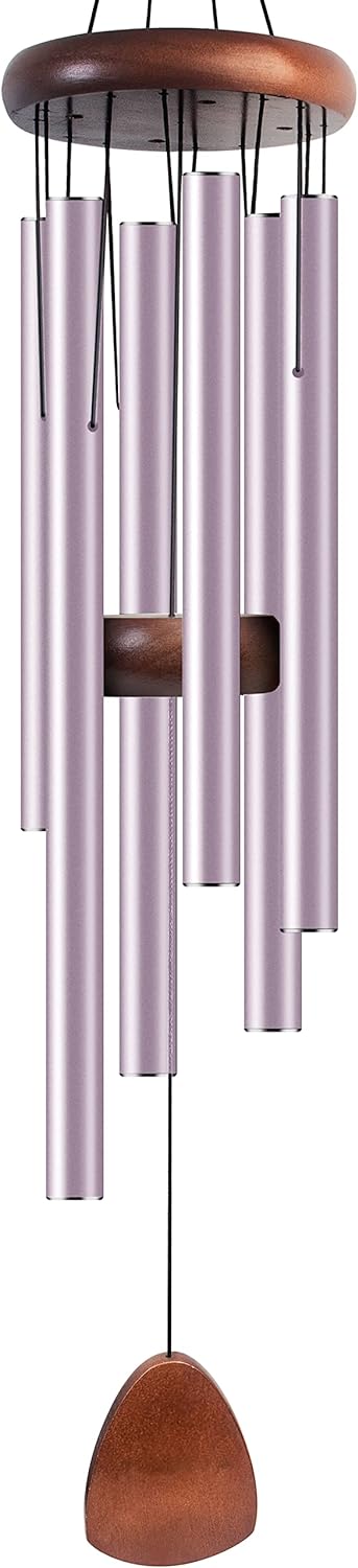 Large Aluminium Wind Chimes 37" Inches to Create a Zen Atmosphere for Outdoor, Garden, Patio Decoration with Wind Catcher, Classic Black, Suitable as A Gift for Unisex - Image 3