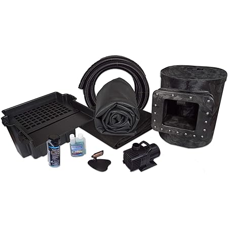 Simply Ponds 4000 Complete Water Garden and Pond Kit with 20 Foot x 20 Foot EPDM Rubber Liner - MAN1