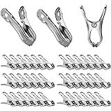 40 PCS Garden Clips, Heavy Duty Stainless Steel Greenhouse Clamps, Greenhouse Clips for Netting, Have a Strong Grip to Hold D