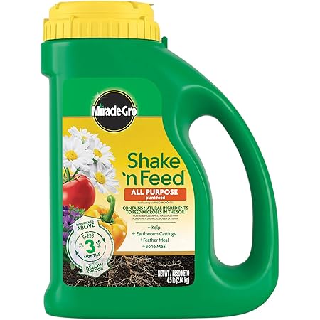 Miracle-Gro Shake 'N Feed All Purpose Plant Food, Plant Fertilizer, 4.5 lbs.