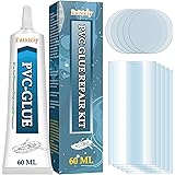 Air Mattress Patch Kit, Salt, Hot Water and UV Resistant Pool Liner Patch Kit, Vinyl Pool Liner Repair Kit Repairs a Variety