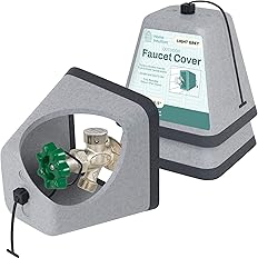 Home Intuition Outdoor Foam Faucet Cover, 2 Pack