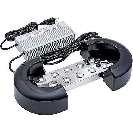 NOMAL Mist Maker Fogger 10 Head Stainless Steel Ultrasonic Mist Humidifier 18.7lb/h Water Fountain Pond Fog Atomizer with Waterproof Power Supply and Float (10 Head)